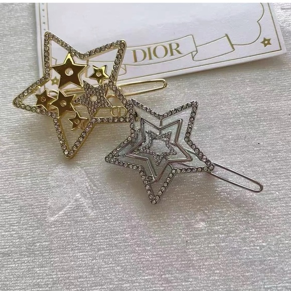 Dior Accessories - NIP 2 Piece Dior Star Hair Clips